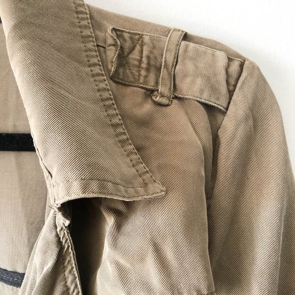 Sybilla lightweight trench coat in military green - Picture 2 of 4